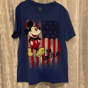 Disney Mickey Mouse All American T-Shirt Adult Size Large 🔥